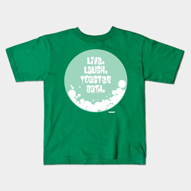 Live and laugh! Kids T-Shirt by IckyScrawls